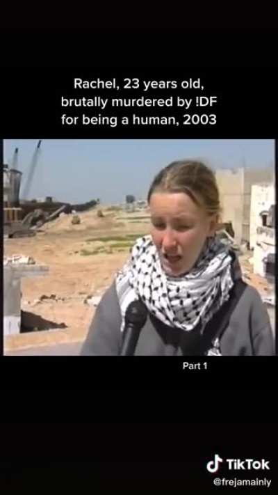 Rest in peace Rachel Aliene Corrie