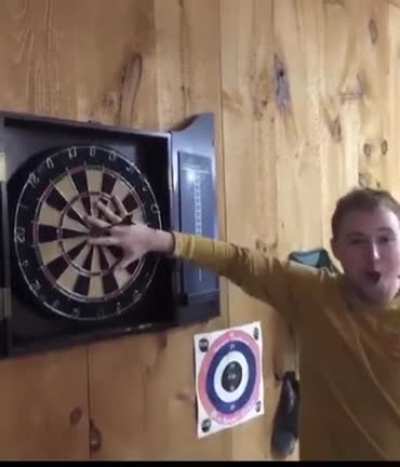 WCGR getting darts thrown at your hand