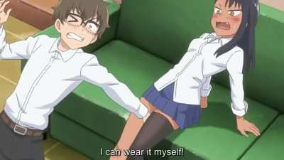Empty my mind... So soft... No! Empty my mind... So soft... No!! Empty my mind... So soft... NO!!! eMpTy My MiNd... ErRoR eRrOr... DoEs NoT cOmPuTe DoEs NoT cOmPuTe... uhhhhhhhhh...*Critical failure* [Don't Toy with Me, Miss Nagatoro]
