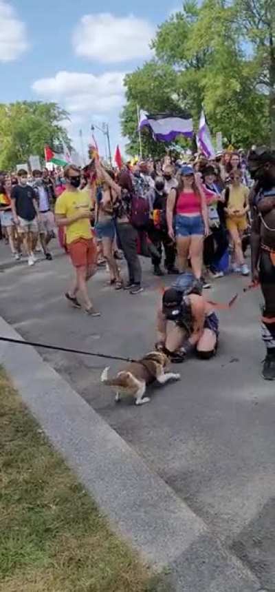 Bizarre video from Montreal Pride