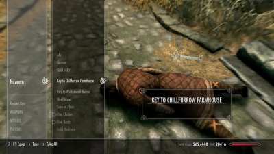 Well I couldn't haven't killed him better myself. Thanks random skyrim glitch, or Daedric lord. Thankfully no one else was harmed.