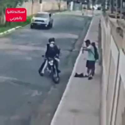 The Brazilian government permitted the killing of motor cycle riders who rob &amp;amp; kill citizens. This is what the citizens there are now doing!