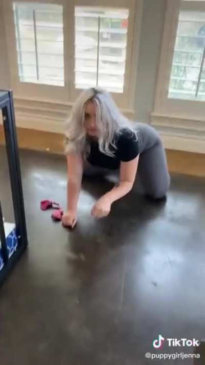 The whole account is just videos of this...