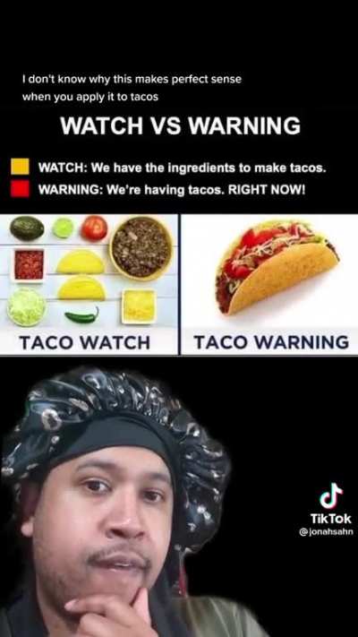 Taco warning