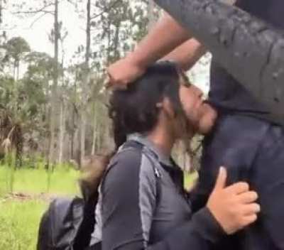 rough blowjob
