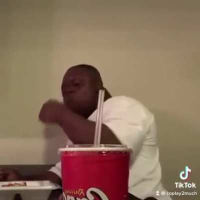 The way he kept eating 😂😂😭