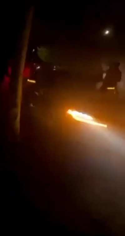 Kid crashes a brand new stock supra trying to show off at a car meet. Kid had told everyone it was his car, it was a loaned dealership car. Don&rsquo;t be this kid 😬