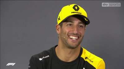 "That's not a knife... that's a knife!" - Vettel and 'Mr Crocodile Dundee-l' Ricciardo having some early season banter at today's press conference.