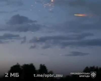Ukraine's 2nd Battalion of the Presidential Brigade using technical mounted with MLRS to fire on Russian warehouses and logistics in Kharkiv region