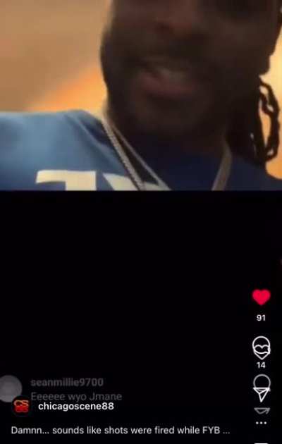Apparently fyb jmane was shot on ig live
