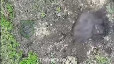 Drone Drop onto a russian spoon.