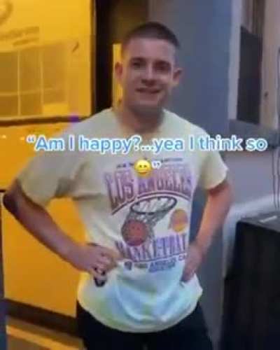 A simple reason to be happy..