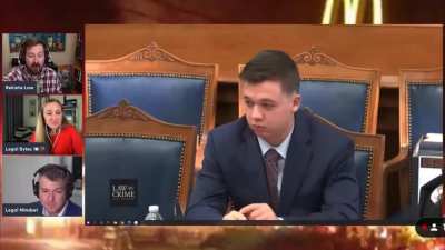 Lawyers publicly streaming their reactions to the Kyle Rittenhouse trial freakout when one of the protestors who attacked Kyle admits to drawing &amp;amp; pointing his gun at Kyle first, forcing Kyle to shoot in self-defense.