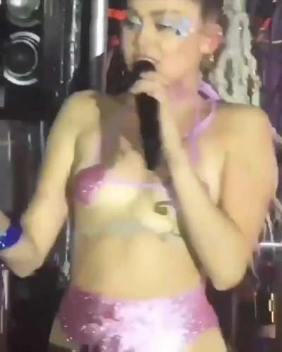 Not Britney. Miley.