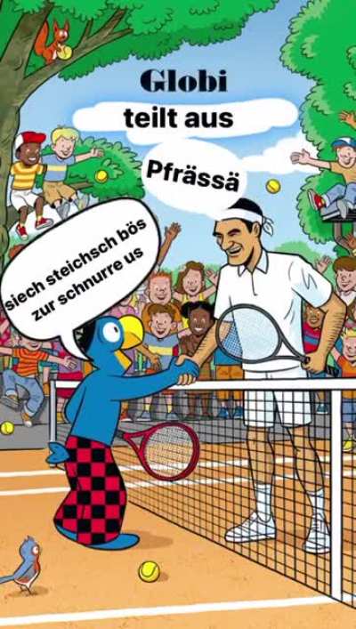 Jede kennt Globi, aber Globi kennt n&uuml;t