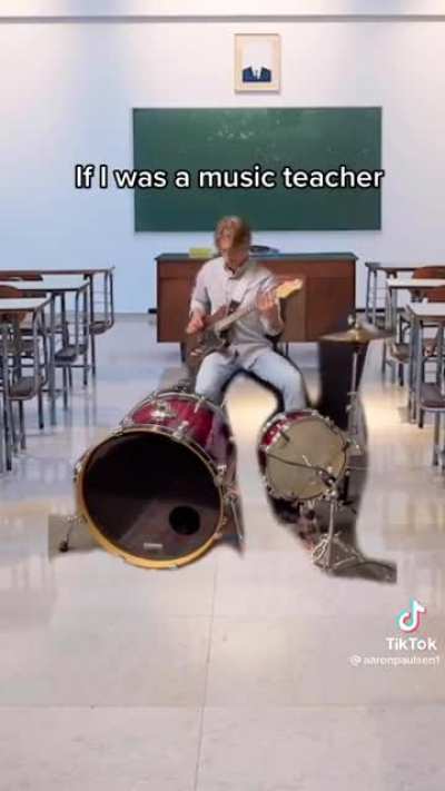 "Okay, kids, that's time to sing some songs"