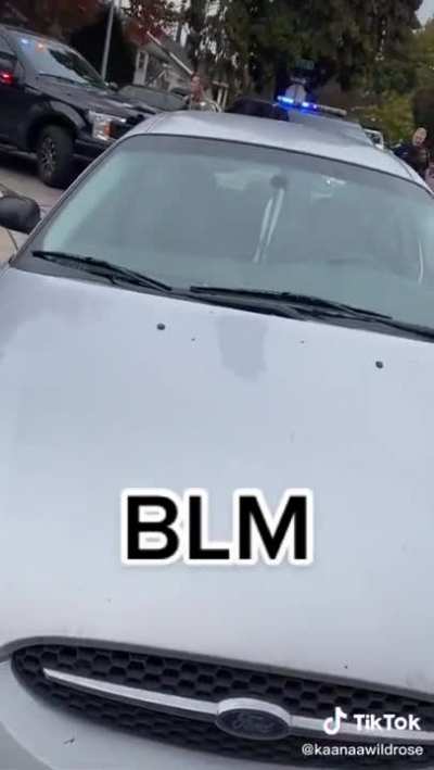 Woman speaks up and stops cops from arresting and not hearing mans side of the story because he's black . Once she steps in they back off