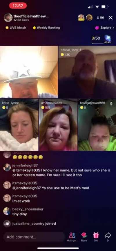 His mod is naked under a blanket, he talks about putting it in another one&rsquo;s bottom toward the end.