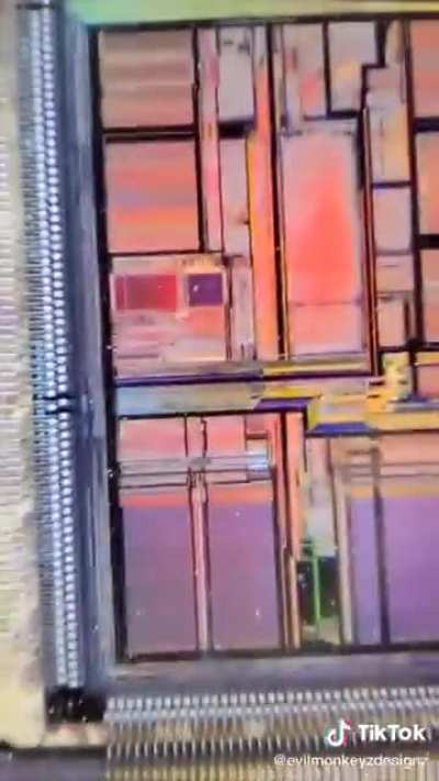 EasterEgg deep inside a computer chip