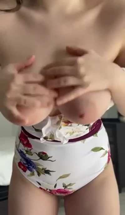Do you think I can use my boobs to float? I don't know how to swim