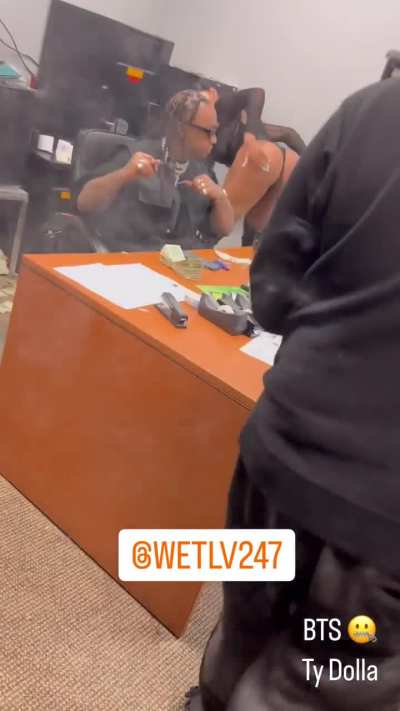 Ty recording something 