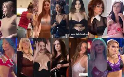 Which Brat will dominate you tonight? How would you worship your bratty "Goddess? - Chlo&euml; Grace Moretz/Miley Cyrus/Victoria Justice/Ariana Grande/Selena Gomez/Jenna Ortega/Emma Watson/Sasha Banks/Billie Eilish/Olivia Rodrigo/Millie Bobby Brown,/Hailee Ste