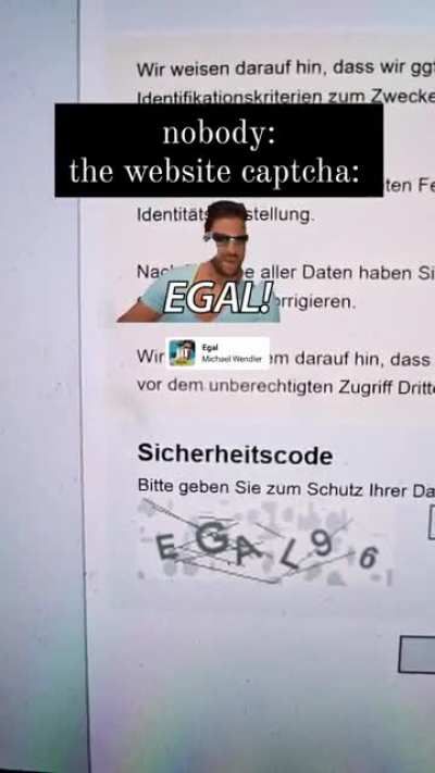 EGAL!