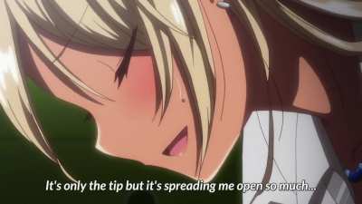 She is just a few centimeters away from losing her virginity