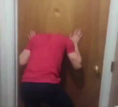 I'll run through this door