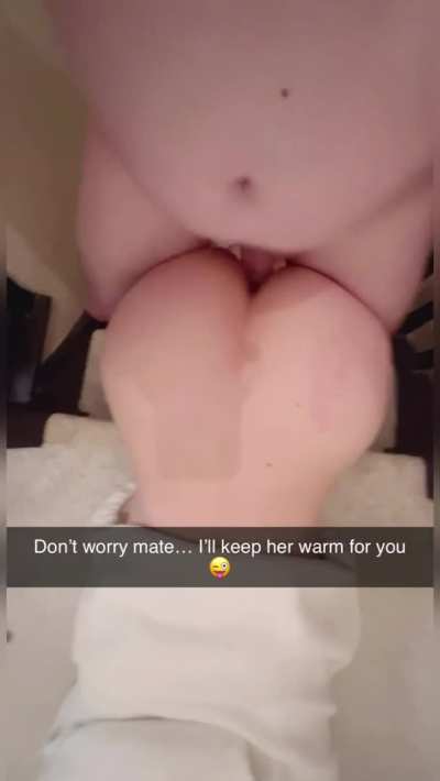 Keeping her boyfriend up to date whilst he’s away…