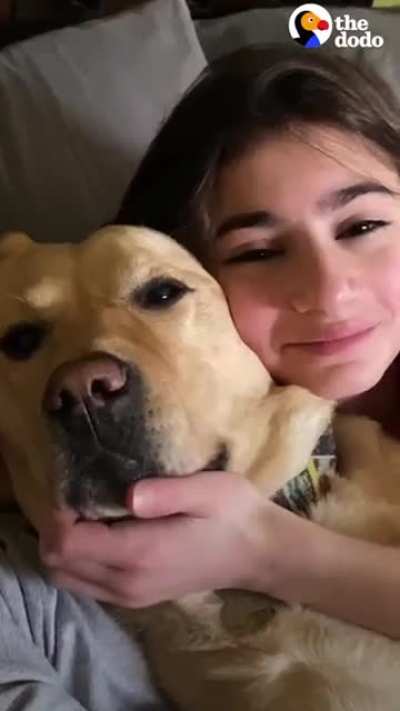 Loyal dog refuses to leave his dad's hospital bed &mdash; now they work out together 💓