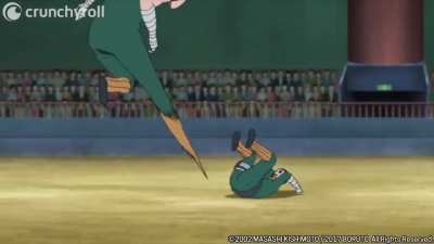 Metal vs Rock Lee. It ain't much, but it's a decent fight