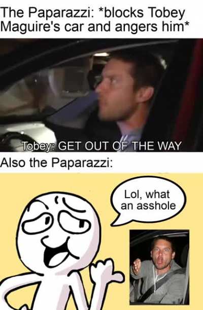 I'm convinced the paparazzi are sociopaths