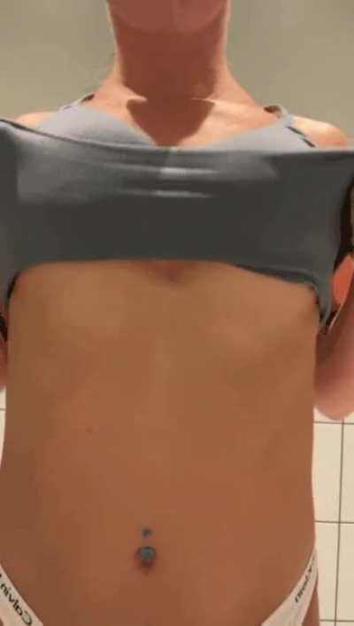 We will have to be quick baby, I am in the gym toilet! (OC Reveal)