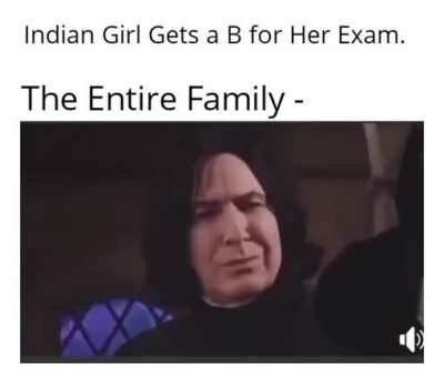 This is what happens when indian moms say "test ke lie aapako kitana mila"