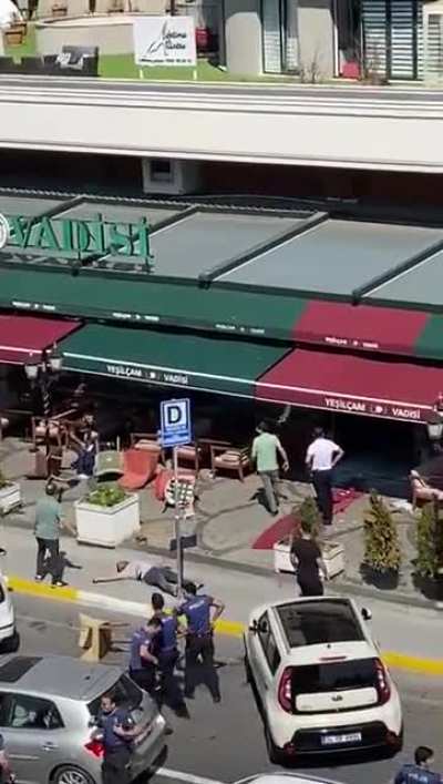 Istanbul, yesterday. People have no tolerance left for other people. I see videos like this from everywhere, the entire world is going insane. It&rsquo;s sad.