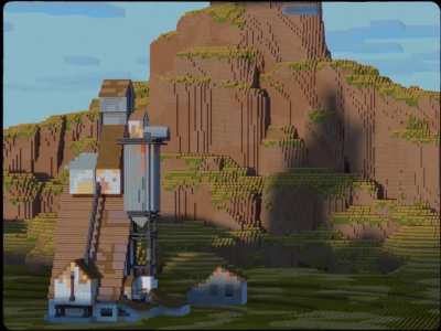 "minecraft shot on 16mm film"