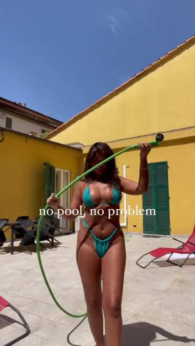 "no pool, no problem"