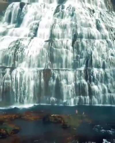 Dynjandi Waterfall in Iceland