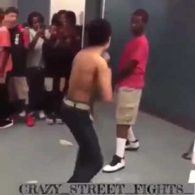 The sound of his head hitting the floor. Damn