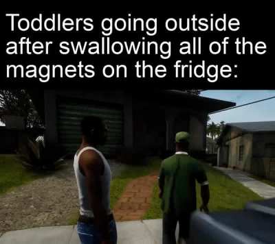 Walking magnet