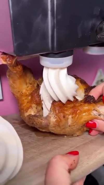 Creamy chicken ass?!