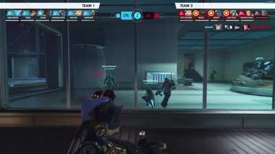 I love it when players put aside their differences in the middle of a match.