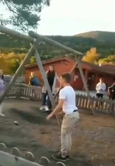 They are not born real stuntmen, they become those who are lucky enough to survive) 😅