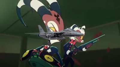 Horizontally spinning F-14 Tomcat with HB&rsquo;s best scene and Free Bird&rsquo;s best part playing in the background