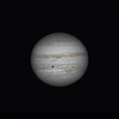 Jupiter and Io Transit 100 Minute Timelapse
