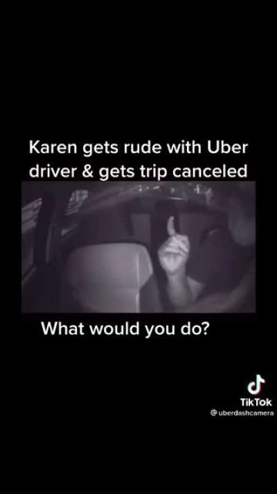 Karen gets big mad at Uber driver because he can't read minds