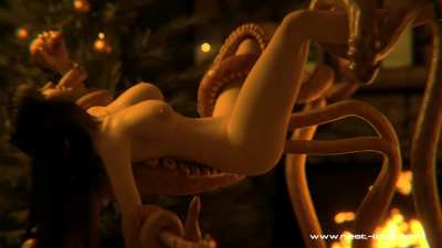 Tifa Christmas Tentacles