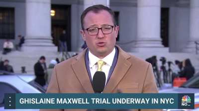 Things are getting weird outside the Maxwell trial