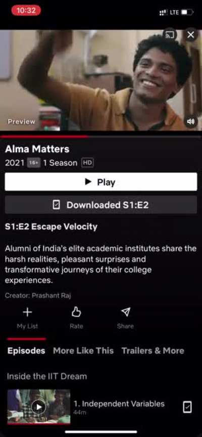 Alma Matters - Netflix. Reality of IIT&rsquo;s.